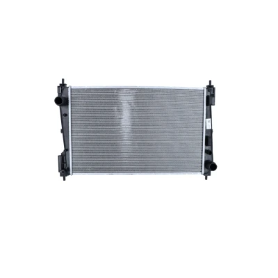 Image of 55700448, 55704136 Engine radiator NRF EASY FIT 54752 Aluminium 620mm 395mm 27mm with seal ring Brazed cooling fins VAUXHALL: Corsa Mk3