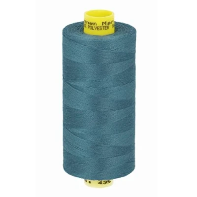 Image of Gutermann Mara 120 All Purpose Sewing Thread Polyester 1000 m Machine UV Resistant, Denim Blue