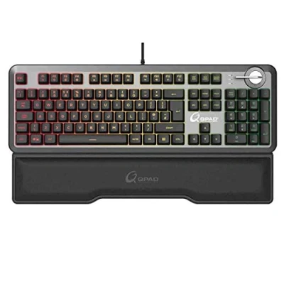 Image of Q PAD MK95 UK Gaming Keyboard Black, Black