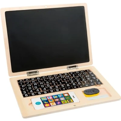 Image of Small Foot Wooden Laptop with Magnet Board