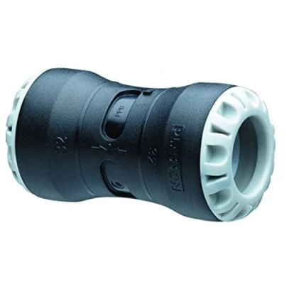 Image of MDPE Pipe Fitting Push Fit Coupling 20mm