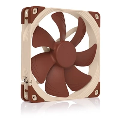Image of Noctua NF A14 5V, Premium Quiet Fan with USB Power Adaptor Cable, 3 Pin, 5V Version (140mm, Brown)