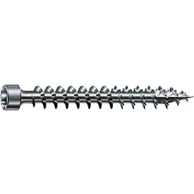 Image of SPAX Wood Screw 6.0 x 180 mm Pack of 100 T Star Plus Cylinder Head Fully Threaded 4Cut Wirox A3J 1211010601805