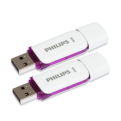 Image of Unità flash USB Philips Snow Edition 64 GB, 2.0, confezione da 2