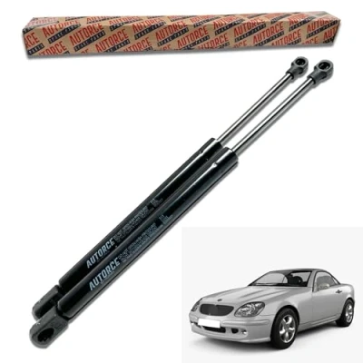 Image of AUTORCE 2 Pcs Rear Tailgate Boot Gas Struts Intended For Mercedes SLK R170 Convertible 96 2004 Lift Support Shock Absorber System 440 (N) 350 MM 1707500036