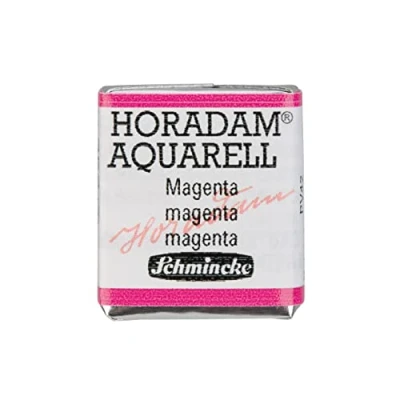 Image of Schmincke HORADAM® AQUARELL Finest Artists&#039; Watercolour Paints, 352 Magenta, 14 044, 1/2 pan