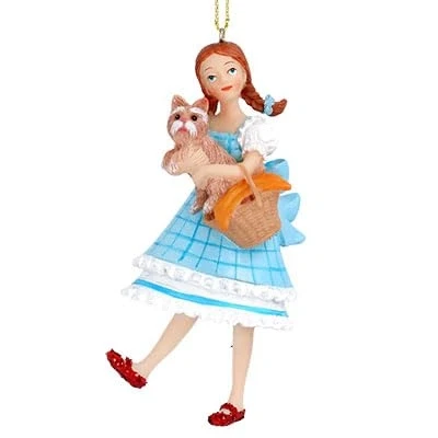 Image of Gisela Graham Resin Dorothy &amp; Toto Christmas Decoration