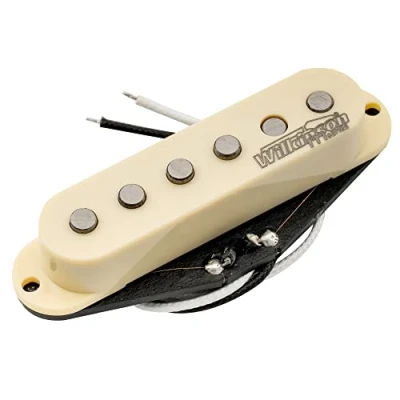 Image of Wilkinson Vintage 60&#039;s Staggered Alnico 5 Single Coil Bridge Pickup for Strat Style Electric Guitar, Cream