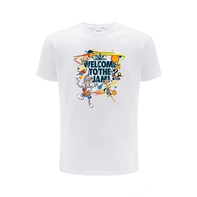 Image of ERT GROUP Men&#039;s 2 T Shirt, Space Jam 003 White, XS