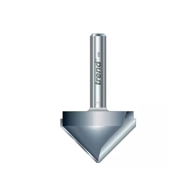 Image of Trend Professional Chamfer Cutter, 45 Degree, 19.1mm Diameter, 1/2 Inch Shank, 19.4mm Cut Diameter &amp; 9.2mm Length, Tungsten Carbide Tipped, 11/3X1/2TC