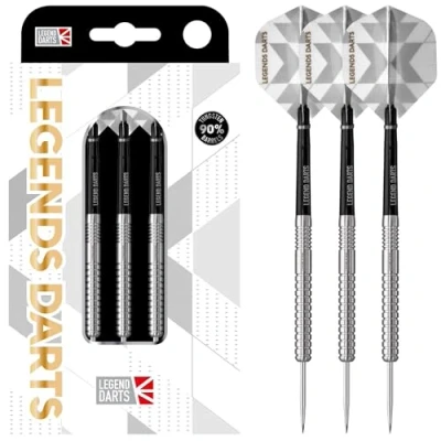 Image of Legend Darts D2870 Pro Series Ringed Premium 90% Tungsten Steel Tip Dart Set 23g