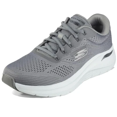 Image of Skechers Arch FIT 2.0 Sport Mens, Grey Mesh/Synthetic, 8 UK