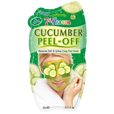 Image of 7th Heaven Cucumber Easy Peel Off Face Mask with Juiced Lime and Pressed Jasmine to Remove Dirt Grime Ideal for Oily, Normal Combination Skin, 10 ml (Pack of 1)