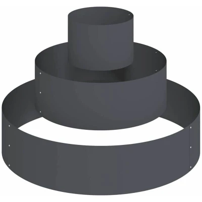Image of vidaXL Metal Planter Steel/anthracite Steel Large Durable