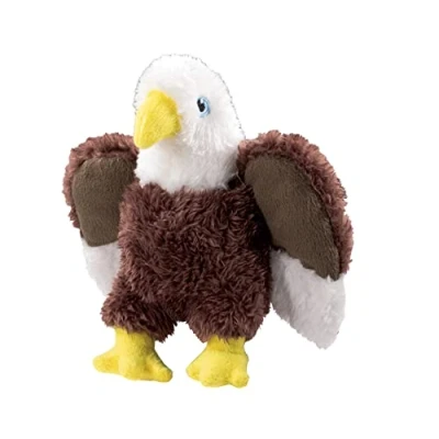 Image of EcoBuddiez Eagle from Deluxebase. Small Soft Plush Animals made Recycled Plastic Bottles. Eco Friendly Cuddly Gift for Kids and Cute Stuffed Animal Toy Toddlers.