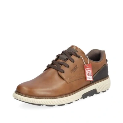 Image of Rieker Mens B3313 Lace Up Loose Insole Sneakers (Brown 24, UK Footwear Size System, Adult, Men, Numeric, Medium, 11)