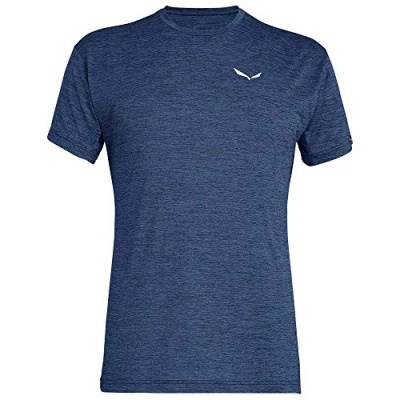 Image of Salewa Men&#039;s Puez Melange Dry M T shirt shirt, Dark Denim Melange, L UK