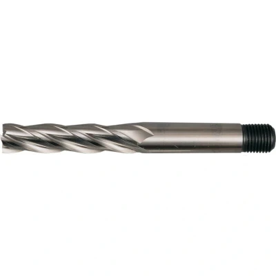 Image of Sherwood 1/8&quot; HSS Threaded Shank Multi Flute Long Series End Mills