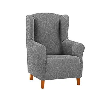 Image of Martina Home Relax Armchair Cover Grey Earmuffs