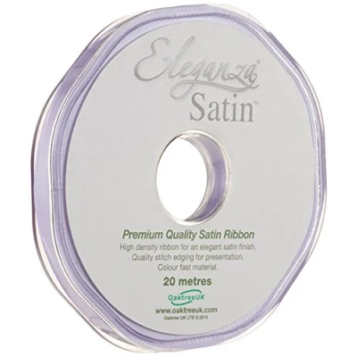 Image of ELEGANZA Double Faced Satin 6mm Lavender No.45, 6 mm x 20m