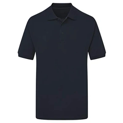 Image of Ultimate Clothing Heavyweight Polo Shirt Unisex, Navy, 2XL