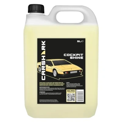 Image of CARSHARK Cockpit Shine 5 Litre, Dashboard Cleaner, Cleans and Protects