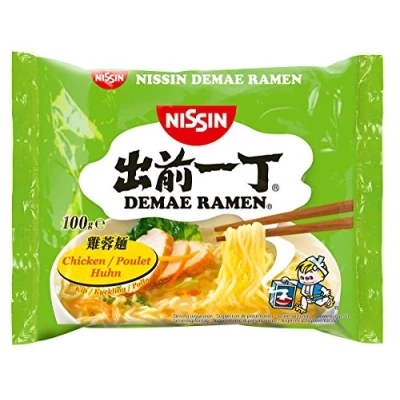 Image of NISSIN Chicken Flavour Instant Noodles 100 g (Pack of 30)