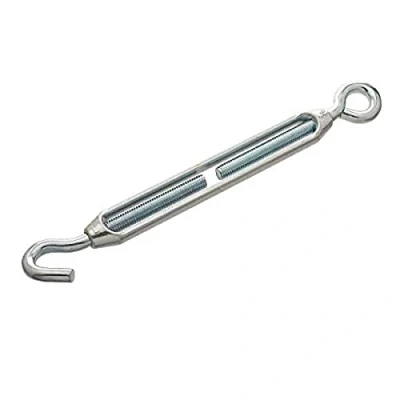 Image of Merriway BH04998 Turnbuckle Tension Hook to Eye, A2 316 Marine Grade Stainless Steel M4 (5/32 inch)