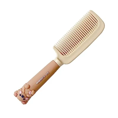 Image of Baby Girl Comb Head Cleaning Cartoon Handle Travel Hair Styling For Child Massage Brush Set Newborns Soft