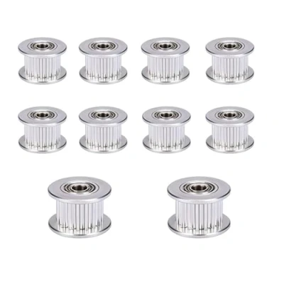 Image of Super Print GT2 Idler Pulley 16 Teeth Bore 3mm for 3D Printer 6mm Width Timing Belt. (10pcs)