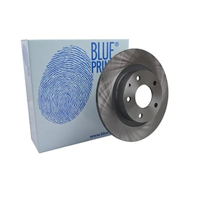 Image of GHT226251 Brake disc BLUE PRINT ADM543127 Rear Axle 278mm 10mm 5 Hole 114mm solid Coated MAZDA: 6 Estate, Saloon