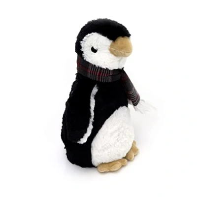 Image of Carousel Home Adorable Fabric Novelty Penguin Doorstop Decorative Plush Door Stop Animal Stopper Weighted Indoor
