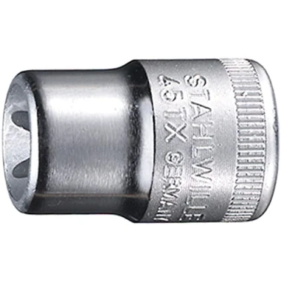 Image of Stahlwille 02270014 45TX High Performance Steel Socket, 3/8 inch Drive, E14 Size, 28 mm Length, Pack of 10