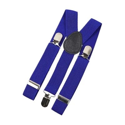 Image of DB Dickie Bow Children&#039;s Kids Boys Vintage Adjustable Braces (Royal Blue) suitable for formalwear, weddings, parties, pageboy outfits