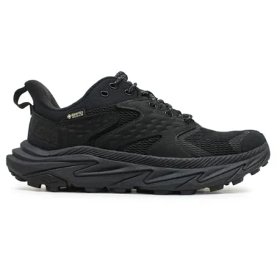 Image of HOKA Anacapa 2 LOW GTX Unisex Neutral running shoes for kids, Size: 3, Black Leather/synthetics