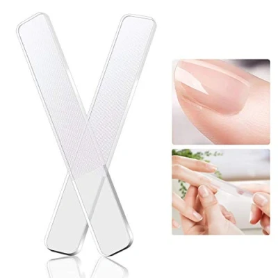 Image of Peowuieu Glass Nail Shiner Files Nano Crystal Buffer Shine Polisher for Natural Fingers Nails Toes