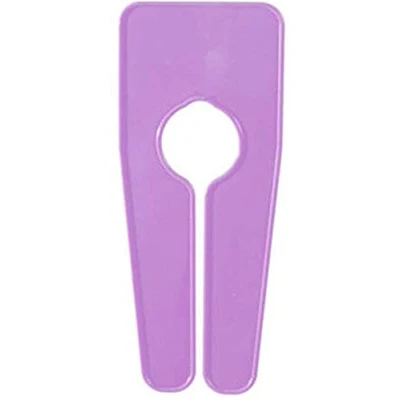 Image of GARMENT CLOTHES RAIL DIVIDERS PLAIN COLORS, SIZE (5 X PURPLE)