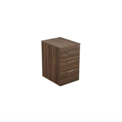 Image of Avior Executive Under Desk Pedestal 435x565x700mm Dark Walnut KF90612