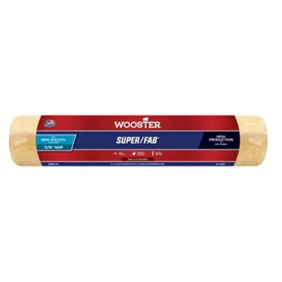 Image of Wooster 211599 Series R239 14&quot; Super/Fab 3/8&quot; Nap Roller Cover, Yellow