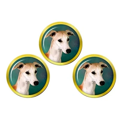 Image of Giftshop UK Whippet Golf Ball Markers