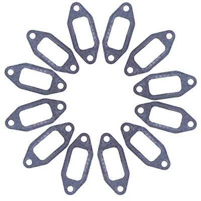 Image of Haishine 10 X Exhaust Muffler Gaskets for Husqvarna 362 365 371 372 372XP XP Chainsaw Replacement Spare Parts