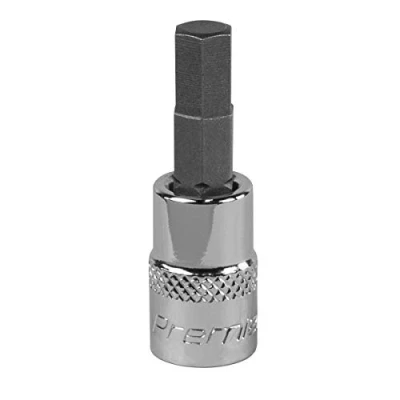 Image of Sealey Premier Hex Socket Bit 6mm 1/4&quot;Sq Drive