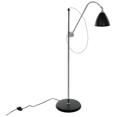 Image of Italux Lighting Classic Floor Lamp Black 1 Light, E14