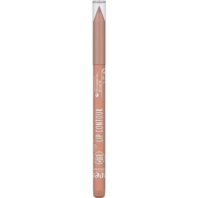 Image of lavera Lip Contour Warm Brown 03 velvety matte finish creamy texture organic coconut oil &amp; shea butter VEGAN