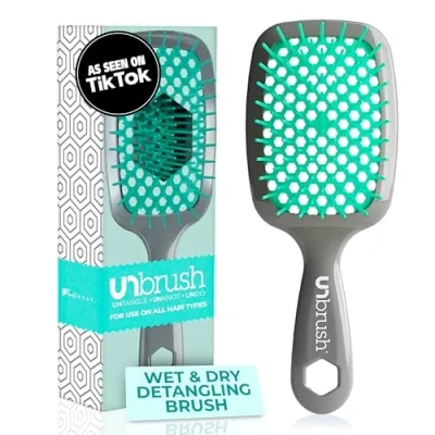 Image of FHI Heat UNbrush Wet &amp; Dry Vented Detangling Hair Brush, Aurora
