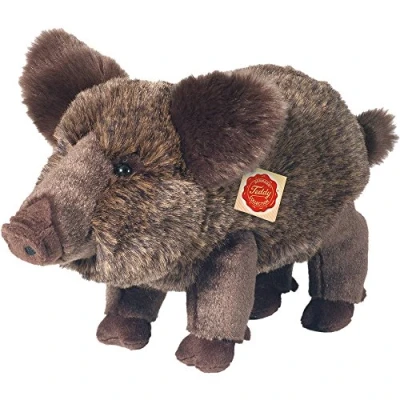 Image of Teddy Hermann 90831 Wild Boar 11,8&quot;/30 cm, Soft Toy, Plush Toy
