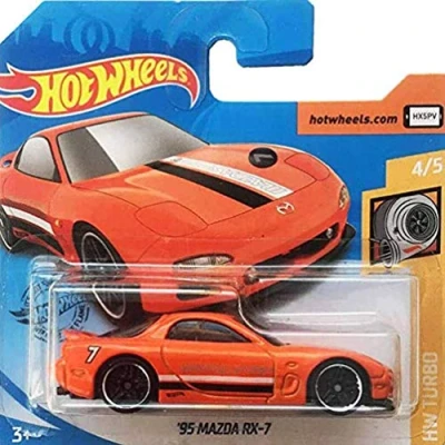 Image of Hot Wheels &#039;95 Mazda RX 7 HW Turbo 4/5 2020 (043/250) Short Card