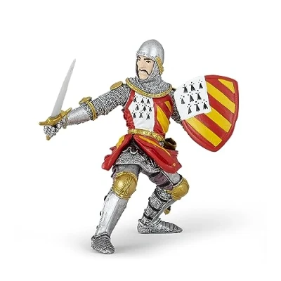 Image of Papo MEDIEVAL FANTASY 39800 Knight in Tournament Figurine, Multicolour