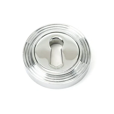 Image of From The Anvil Polished Chrome Round Escutcheon (Beehive)