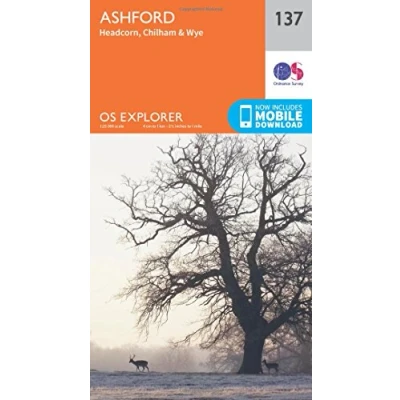 Image of Explorer 137 Ashford Map With Digital Version